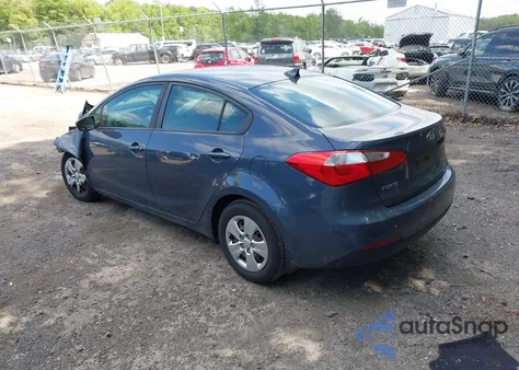 2016 Kia Forte Lx from USA, damaged, VIN KNAFK4A61G5611356